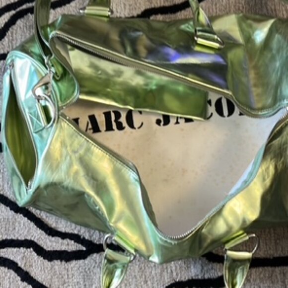 Marc Jacob’s Metallic Green Duffle Bag - Picture 3 of 4